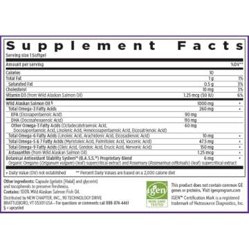 Wild Alaskan Salmon Omega-3 Complex for Heart Health