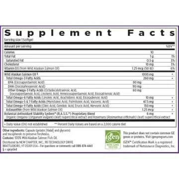 Wild Alaskan Salmon Omega-3 Complex for Heart Health