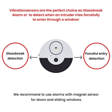 CATSONIC Loud Window Alarm Device Set - 130dB