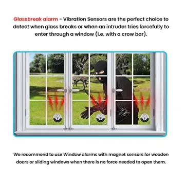 CATSONIC Loud Window Alarm Device Set - 130dB