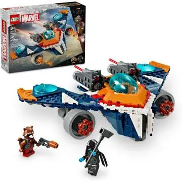 LEGO Marvel Rocket’s Warbird vs. Ronan Building Set