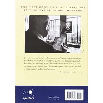 Henri Cartier-Bresson: The Mind's Eye: Writings on Photography and Photographers