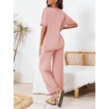 Tankaneo Women’s Casual Knit Sweater Set & Pants