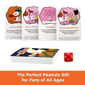 AQUARIUS Peanuts Great Pumpkin Board Game - Peanuts Themed Board Game - Fun Family Holiday Gift for Kids & Adults - Officially Licensed Peanuts Comics & Show Merchandise & Collectibles