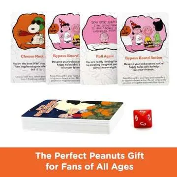 AQUARIUS Peanuts Great Pumpkin Board Game - Peanuts Themed Board Game - Fun Family Holiday Gift for Kids & Adults - Officially Licensed Peanuts Comics & Show Merchandise & Collectibles