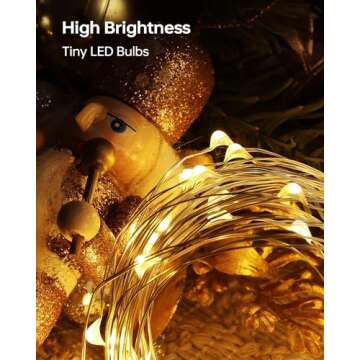 10 Pack Fairy Lights Battery Operated - 7ft 20 LED Twinkle Lights Copper Wire Mini String Lights Fir...