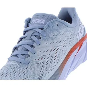 HOKA Clifton 8 Womens Shoes Size 8.5, Color: Blue Fog/Plein Air