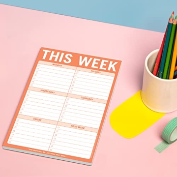 Knock Knock Purpose-Driven Note Pad for Weekly Planning