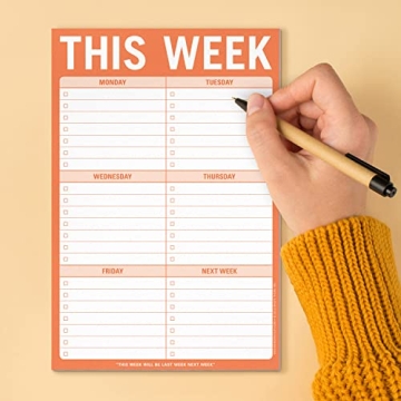 Knock Knock Purpose-Driven Note Pad for Weekly Planning