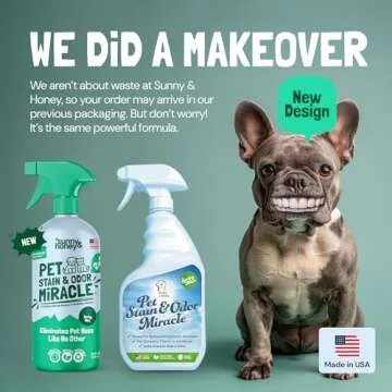 Sunny & Honey Miracle Cleaner for Pet Stains and Odors