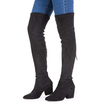 N.N.G Women Over-The-Knee Boots: Chic Black Winter Footwear