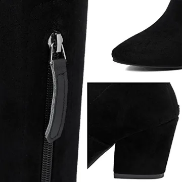N.N.G Women Over-The-Knee Boots: Chic Black Winter Footwear