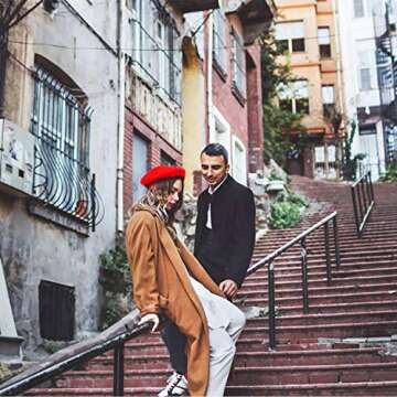 Anteer 6-Color Wool Beret Hats for Women & Girls