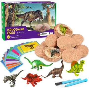 Dinosaur Fossil Eggs STEM Toy for Kids Discovery