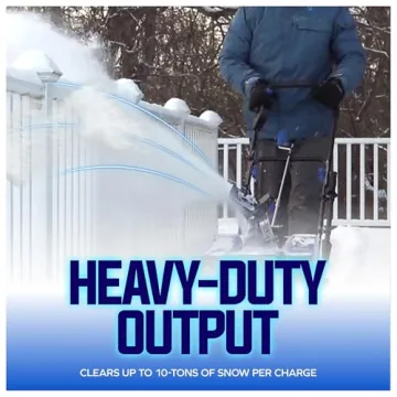 Efficient Snow Joe Cordless Snow Blower for Outdoor Spaces
