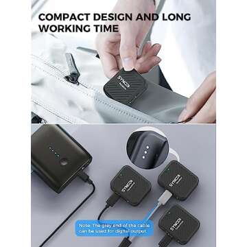 SYNCO G1(A2) Wireless Microphone for Vlog & Live Stream