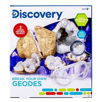 Discovery Break Your Own Geodes Science Kit - Exciting STEM Activity!