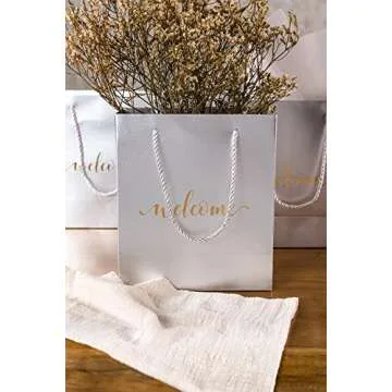 Crisky Silver Wedding Gift Bags - Eco-Friendly & Elegant Bags