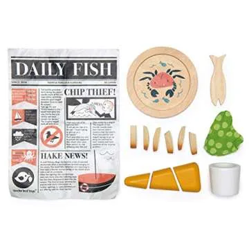 Tender Leaf Toys Fish and Chips Supper Playset for Kids