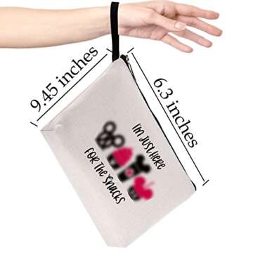 Cute Waterproof Makeup & Snacks Bag for Travel