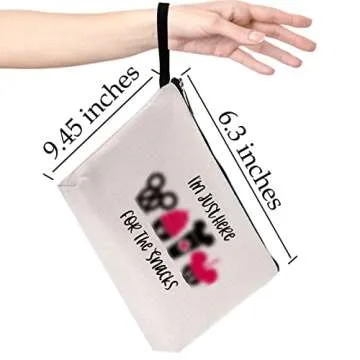 Cute Waterproof Makeup & Snacks Bag for Travel
