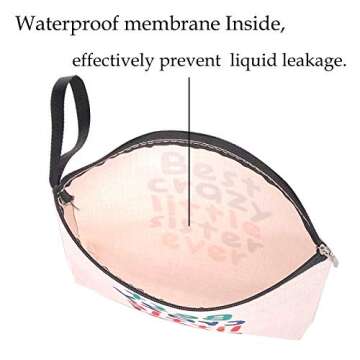 Cute Waterproof Makeup & Snacks Bag for Travel