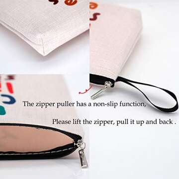 Cute Waterproof Makeup & Snacks Bag for Travel