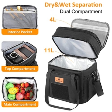 Durable HSHRISH Tactical Lunch Box for Work and Travel