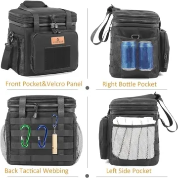 Durable HSHRISH Tactical Lunch Box for Work and Travel