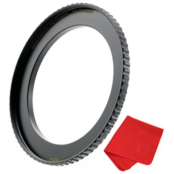 Breakthrough Photography 67mm to 82mm Step-Up Lens Adapter Ring for Filters, Made of CNC Machined Br...