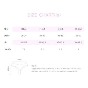 DEANGELMON Seamless Thongs for Women No Show Thong Underwear Women Comfortable Multiple Pack