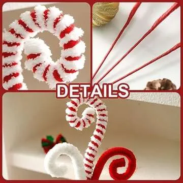 ZHANYIGY Christmas Tree Decor Picks - Set of 6 Elegant Ornaments