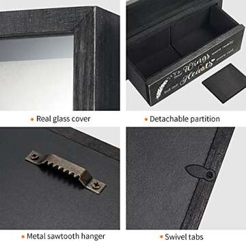 TJ.MOREE Memorial Shadow Box for Loved Ones Lost