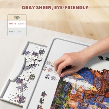 BuilderButler 360° Rotating Puzzle Board with Drawers