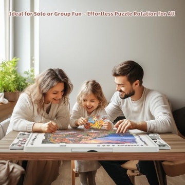 BuilderButler 360° Rotating Puzzle Board with Drawers