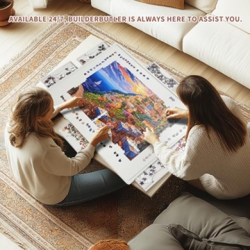 BuilderButler 360° Rotating Puzzle Board with Drawers