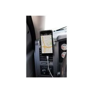Belkin Car Vent Mount, Black and Silver, Phone Stand for iPhones, Samsungs, LGs & Most Smartphones, Adjustable to Fit 5.5-Inch Screens