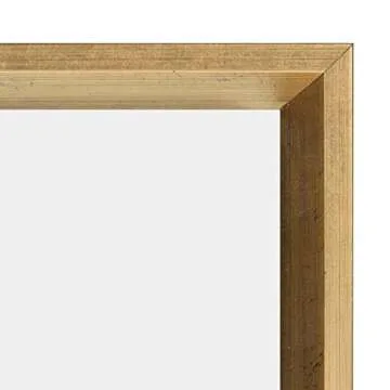 Kate and Laurel Calter Erasable Acrylic Monthly Wall Calendar, 25.5x31.5, Gold