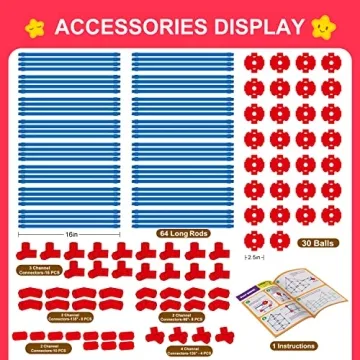 STEM Fort Building Kit for Kids 140 Pcs Creative Gift