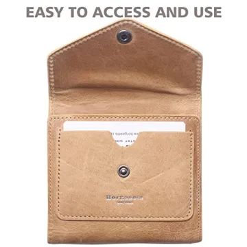 Stylish RFID Blocking Bifold Leather Wallet for Women