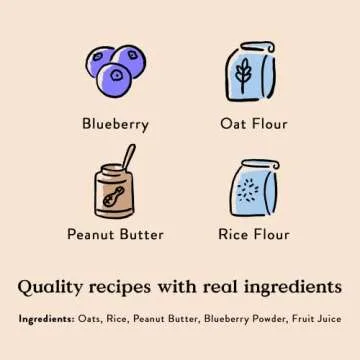 Bocce's Bakery Low-Calorie PB + Blueberry Dog Treats
