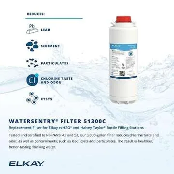 Elkay LZS8WSLK Touchless Filtered Water Cooler