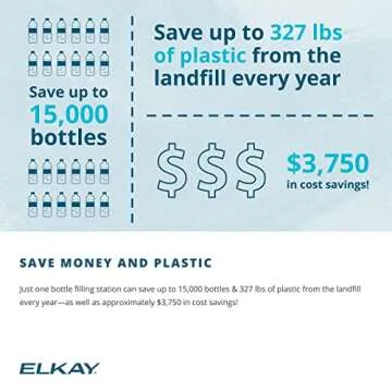 Elkay LZS8WSLK Touchless Filtered Water Cooler