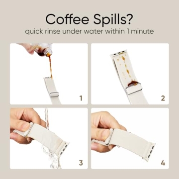 Stretchy Bands for Apple Watch - 10 Pack Water-Resistant