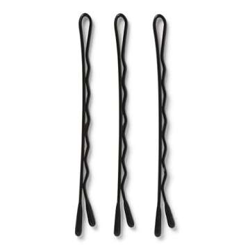 MetaGrip Black Premium Bobby Pins, 300 Count