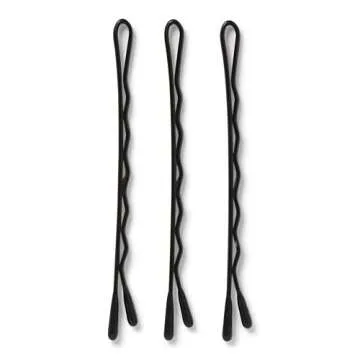 MetaGrip Black Premium Bobby Pins for Thick Hair