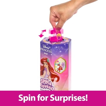 Disney Princess Ariel Spin Reveal Doll Set with Surprises