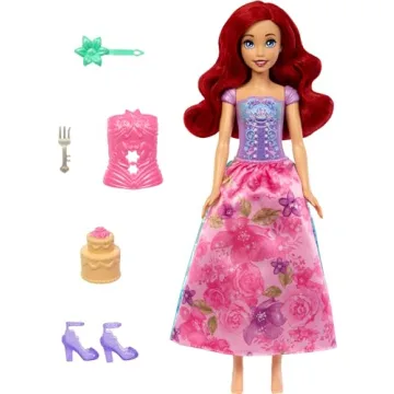 Disney Princess Ariel Spin Reveal Doll Set with Surprises