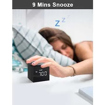 JALL Digital Alarm Clock - Elegant, Functional LED Time Display