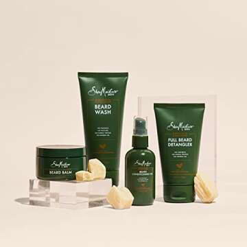 SheaMoisture Beard Balm for Men, 2-Pack – Moisturizing Shea Butter & Maracuja Oil, Gifts for Men, 4 Oz Ea